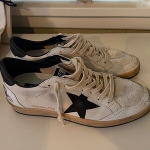 Golden Goose Ball Star Women's Sneakers White/Black Size 41